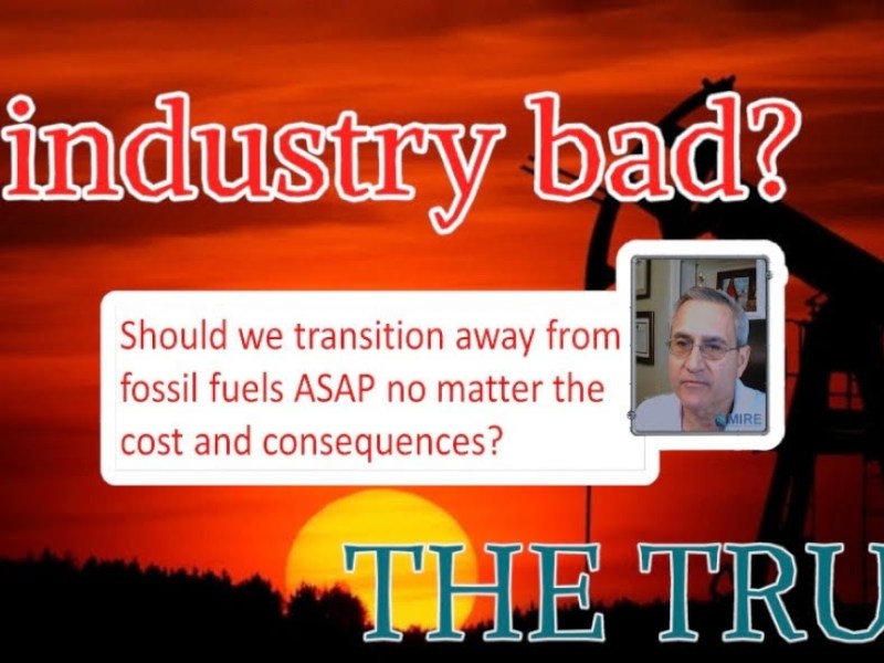 The Real Cost To Humanity If We Fully Transitioned Away From Oil & Gas￼